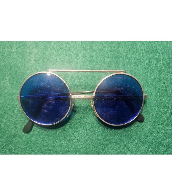 Vintage glasses with blue flip up pair of lenses - Picture 2 of 7